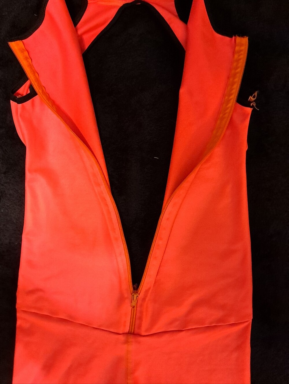 One Piece Orange Jumpsuit Sz S - Picture 3 of 6